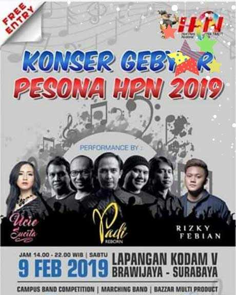 Konser Gebyar Pesona HPN 2019